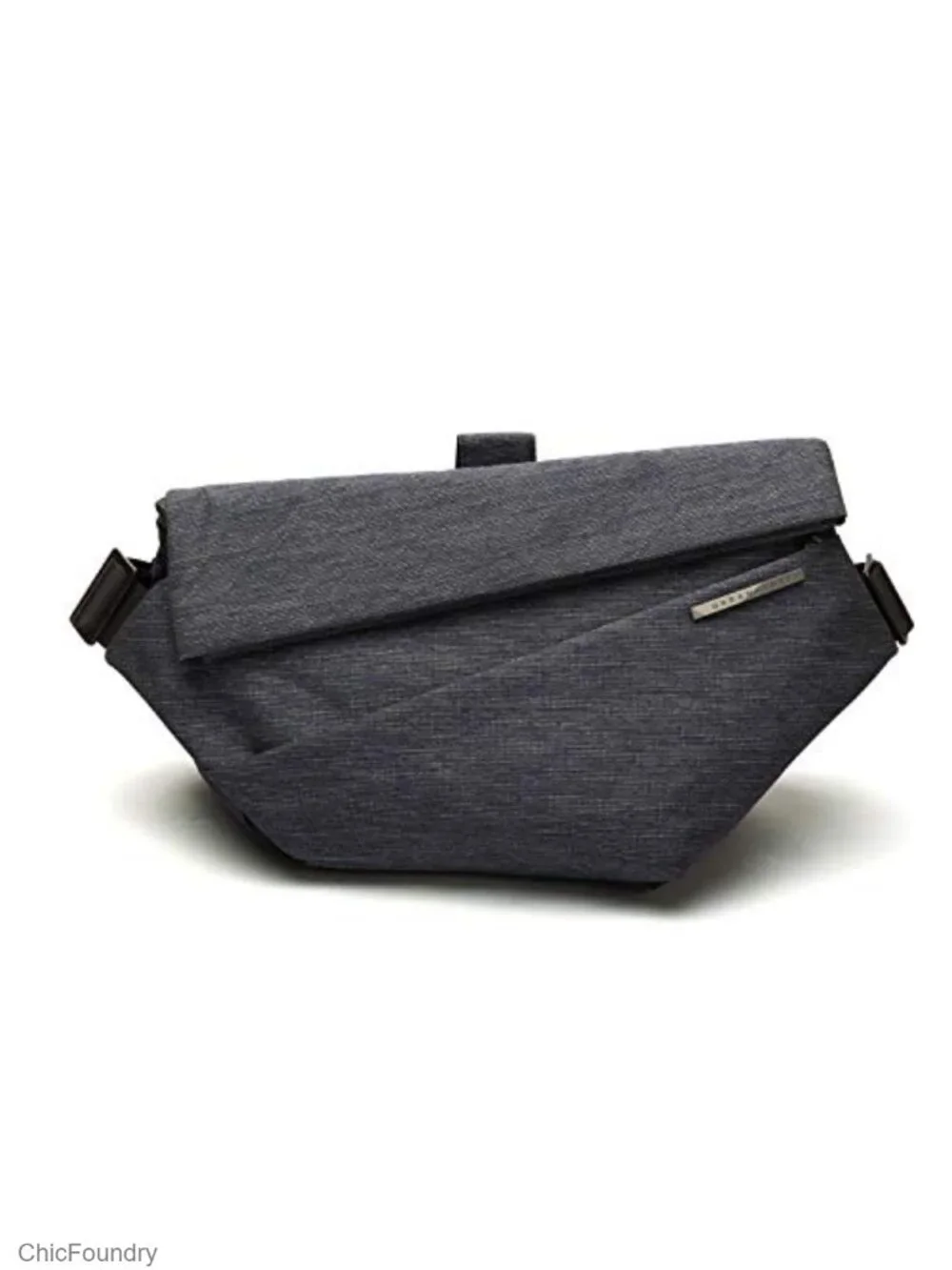 Expandable 5-6L Sling Bag with Five Zones, YKK Zipper and Mag-Snap, Men's